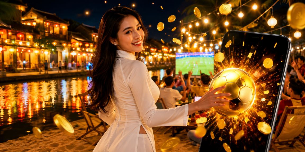 Người dùng tại Việt Nam đặt cược bóng đá trên ứng dụng điện thoại